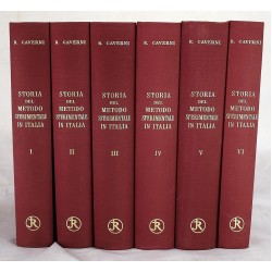 Storia del Metodo Sperimentale in Italia (6 volume set)
